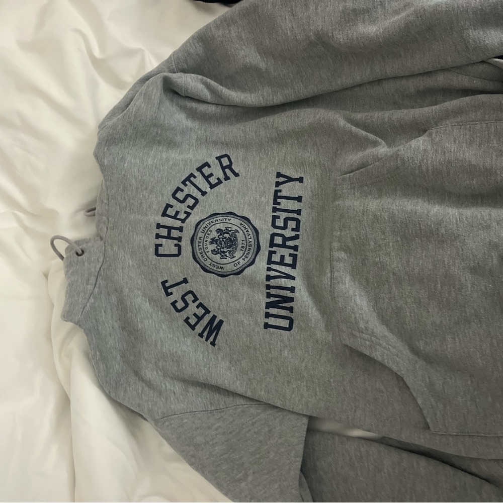 Gray West Chester University hoodie (medium fits like small)